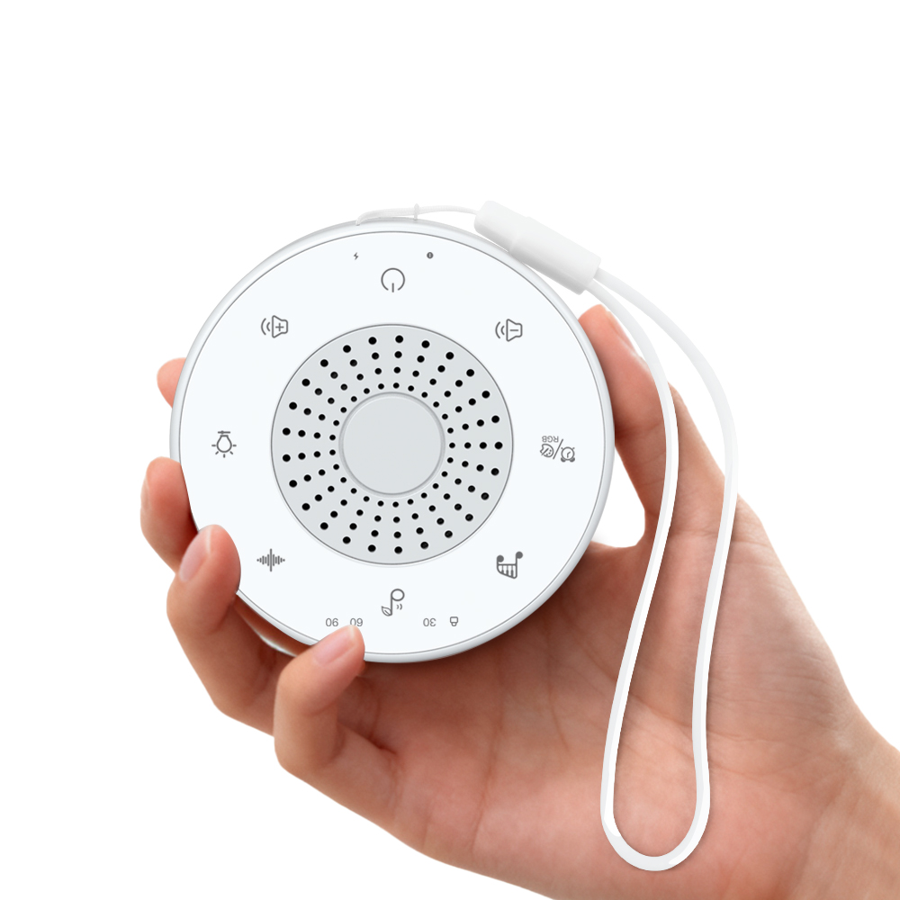 White Noise Machine Baby - ホワイトノイズマシン、子守唄タイマー、ナイトライト付きベビーモニター