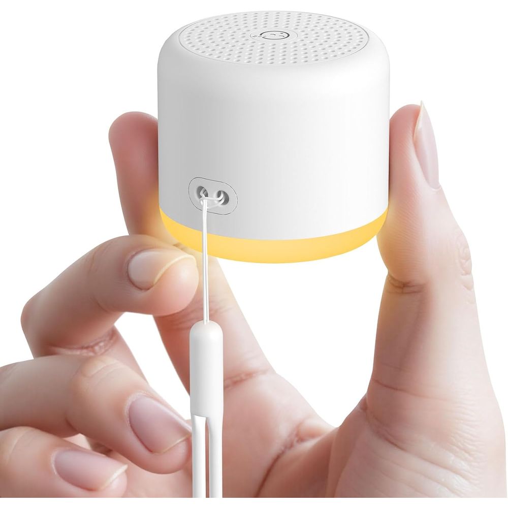White Noise Machine Baby - ナイトライト付きホワイトノイズマシン、18種類の癒しサウンド、赤ちゃんや大人向けのポータブルサウンドマシン、ミニトラベルサウンドマシン
