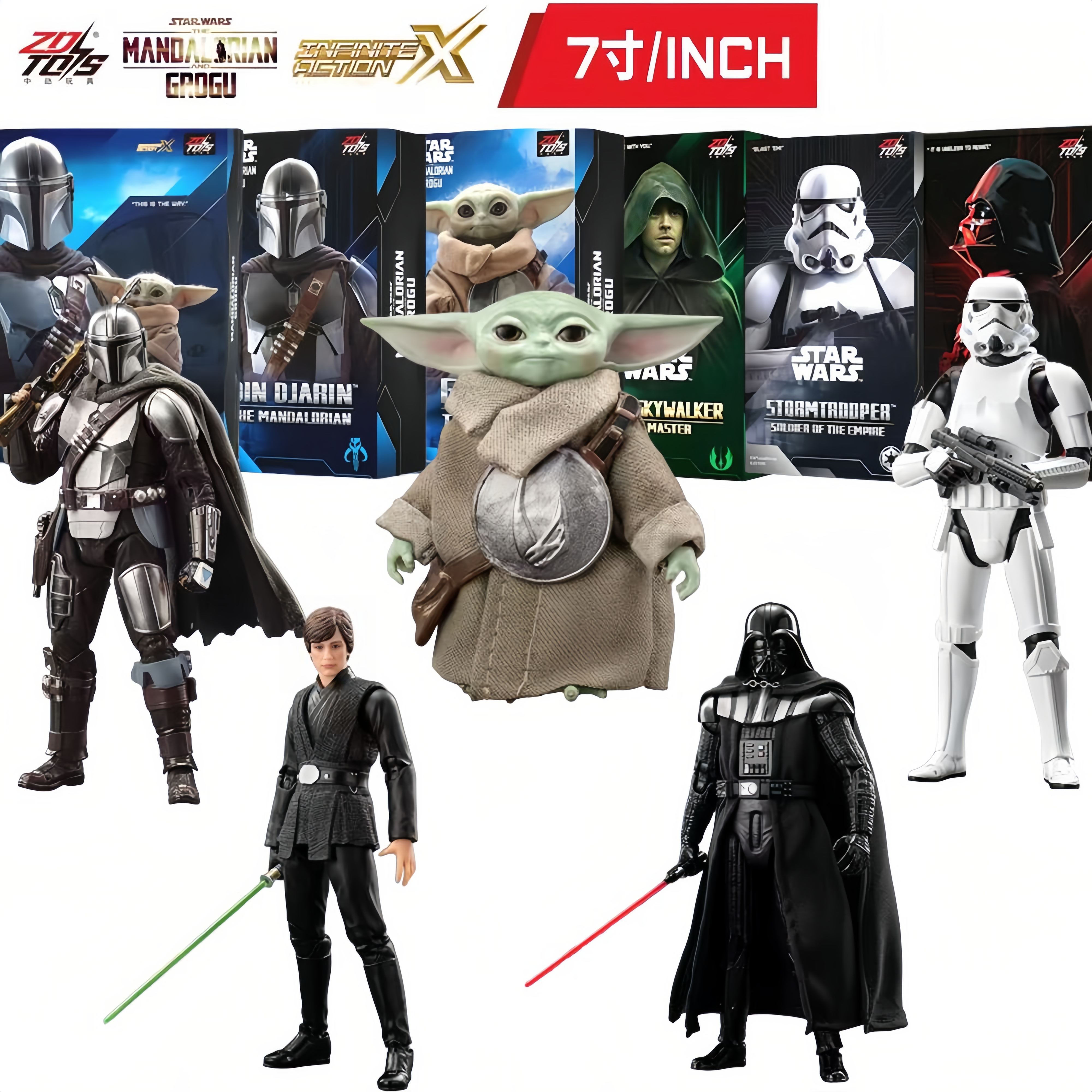 Baby Yoda Products - 2026年新作 ZD Toys スターウォーズ アクションフィギュア ダース・ベイダー