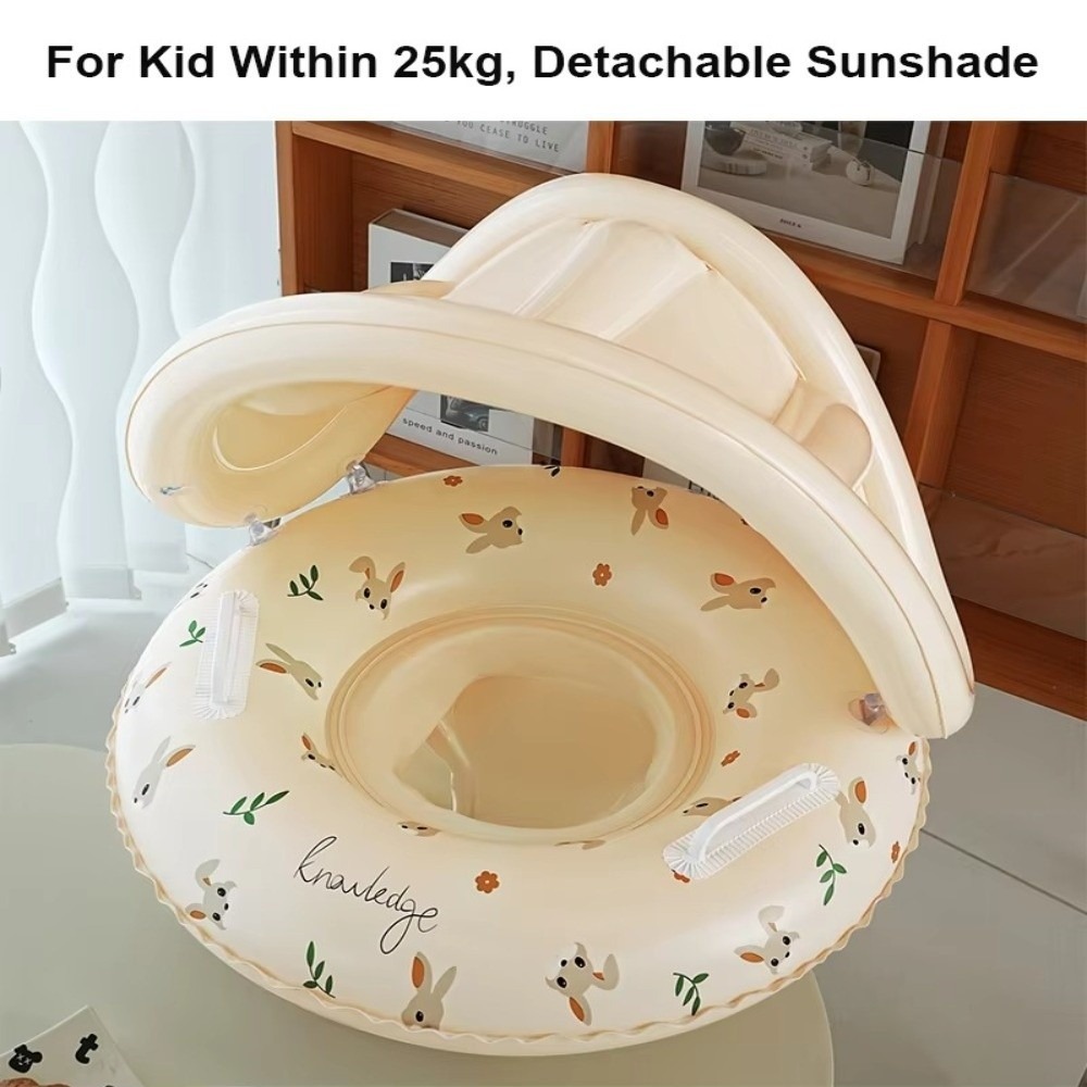Baby Swimming Floater - 安全なインフレータブルプールフロートチューブ型シートリング、インフレータブルスイミングシート、水遊び用ベビー水泳リング、水泳用