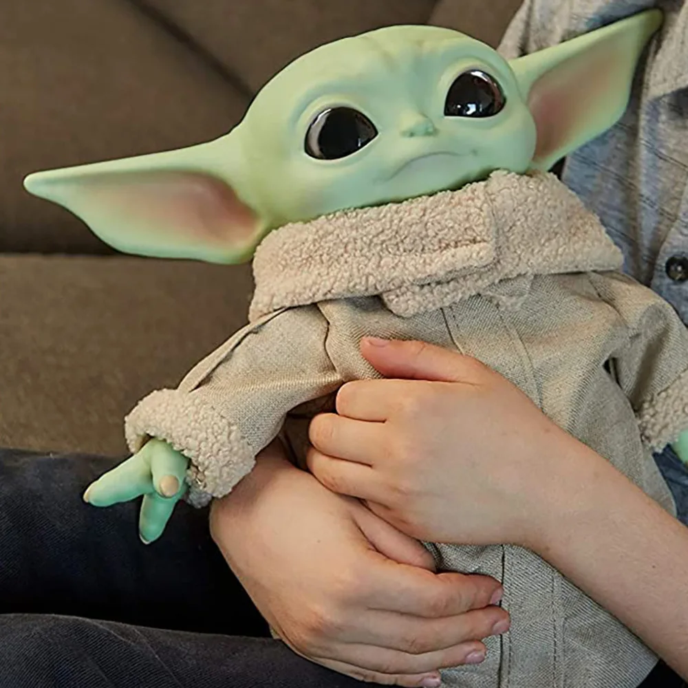 Baby Yoda Products - 17-28 センチメートルディズニー映画スターウォーズ 28 センチメートルベビーヨーダアクションフィギュア玩具モデル人形おもちゃ子供の誕生日プレゼント