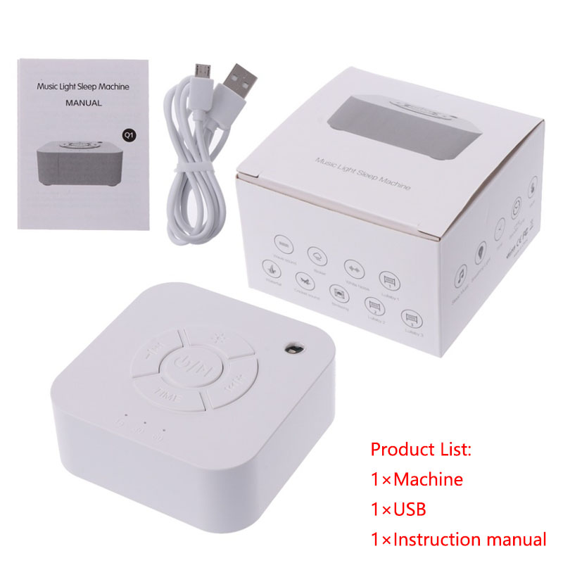 White Noise Machine Baby - ホワイトノイズマシン USB 充電式時限シャットダウンスリープサウンドマシン睡眠 & リラクゼーション用赤ちゃん大人オフィス旅行