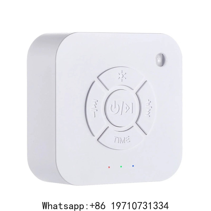 White Noise Machine Baby - 9種類の癒しサウンド ホワイトノイズサウンドマシン 睡眠補助器具 呼吸ライト付き タイマー機能搭載 Type-C充電式