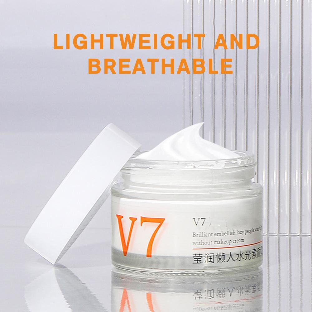 Baby Products Cream - V7 水光レイジーコンシーラークリーム卵ベビー保湿クリーム美白スキンケア製品肌のトーンを明るくする 50 グラム