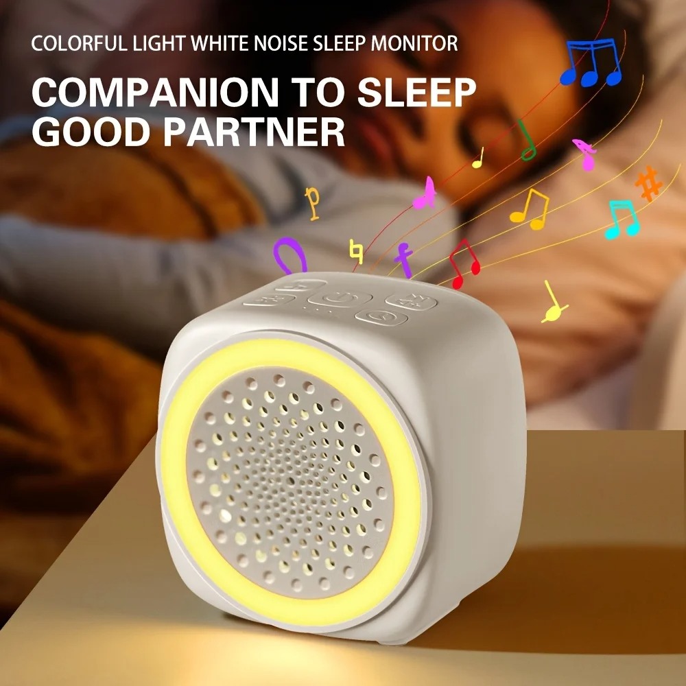 White Noise Machine Baby - 赤ちゃん用ホワイトノイズマシン 自動睡眠補助 26種類の心地よい音楽 ホワイトノイズ 睡眠ナイトライト 寝室用