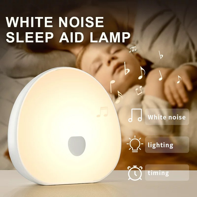 RGB睡眠ホワイトノイズマシン、心地よい音、タッチ式充電式L - White Noise Machine Baby のレビューと価格