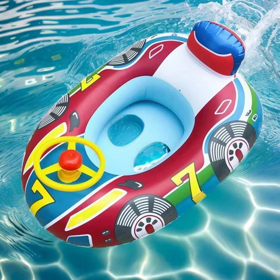 ベビー用プールフロート、かわいい車型デザイン、子供用幼児用イ - Baby Swimming Floater のレビューと価格