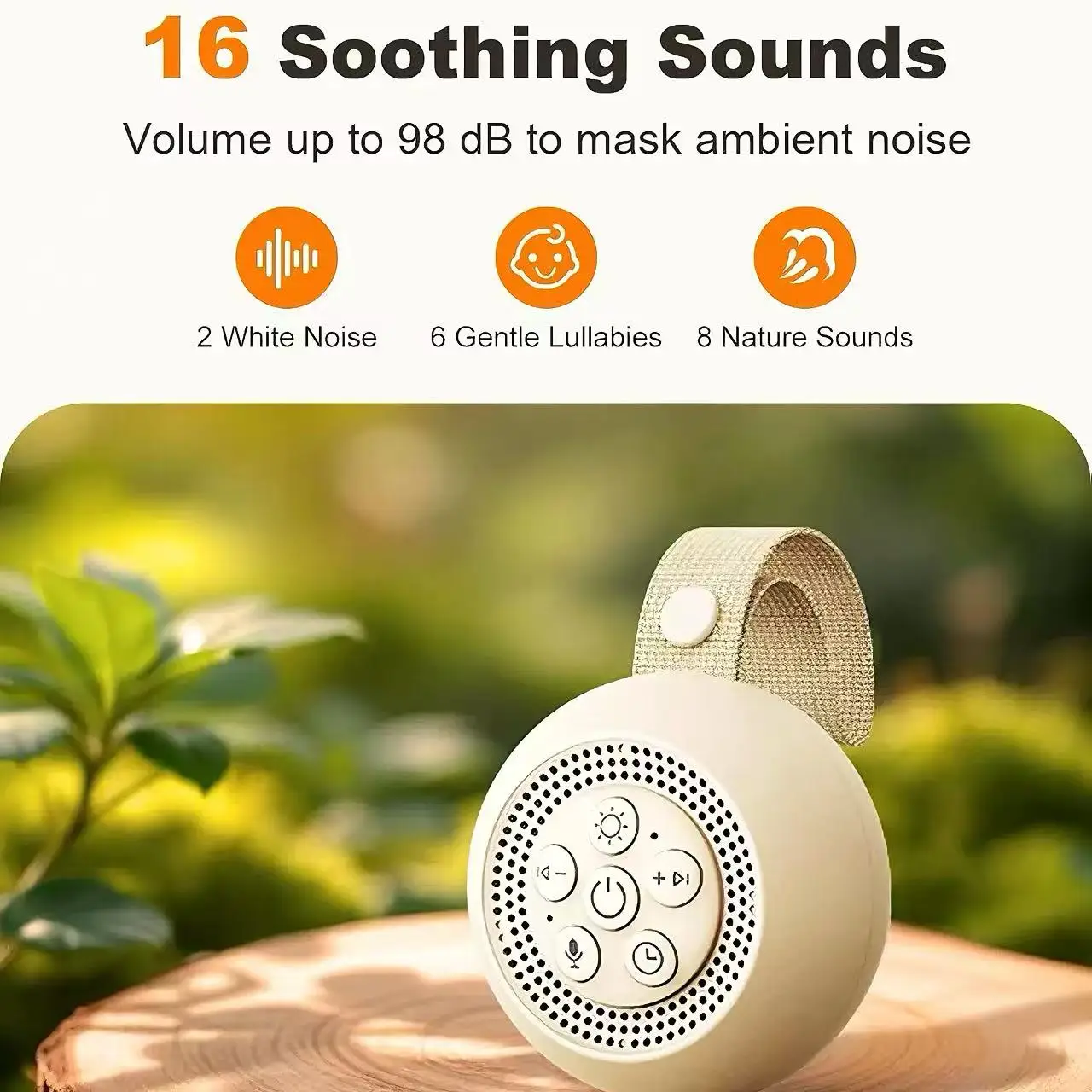 ホワイトノイズマシン 暖かいナイトライト付き 赤ちゃん睡眠サ - White Noise Machine Baby のレビューと価格