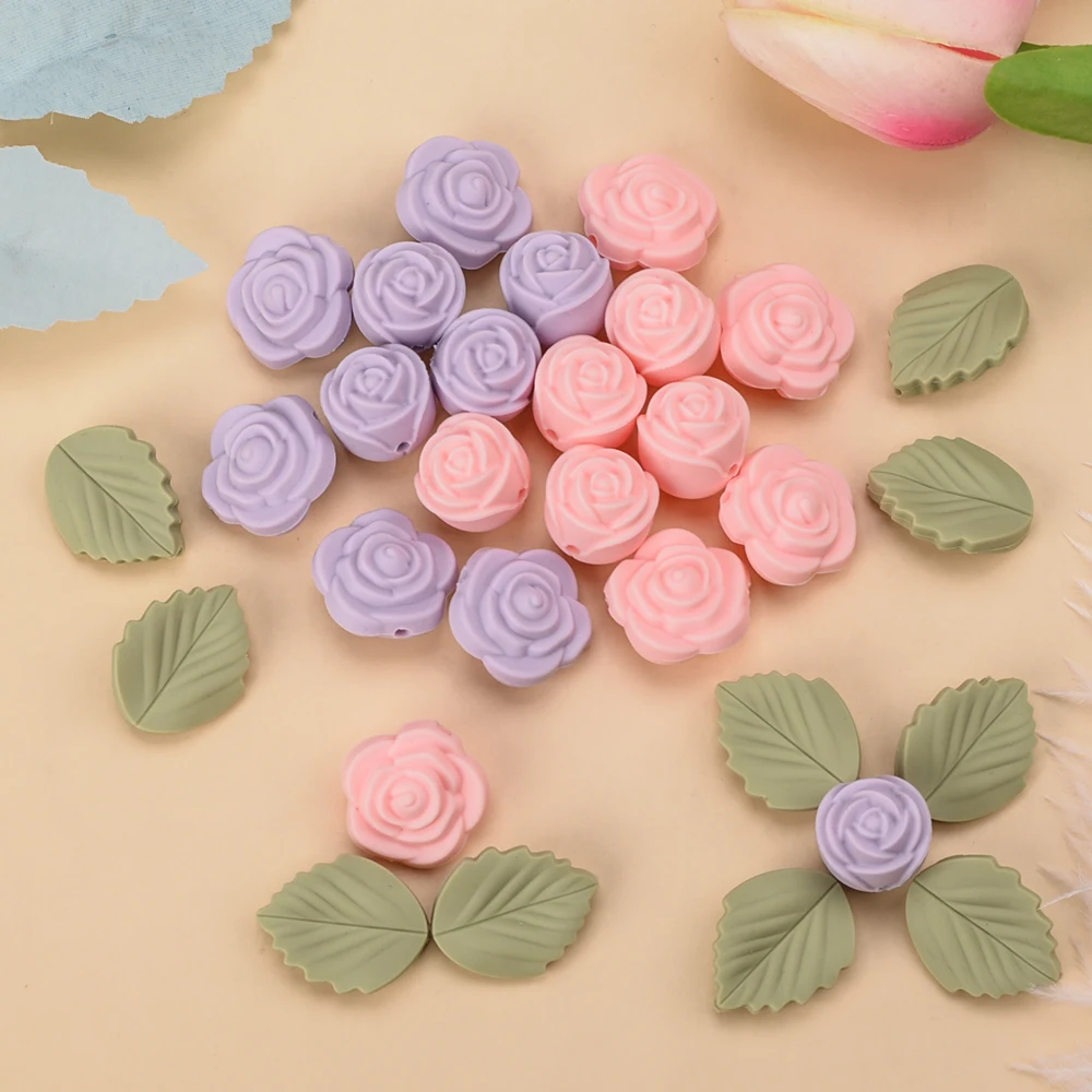 LOFCA 30 個ローズシリコーンビーズフラワーフォーカル - Baby Products List のレビューと価格