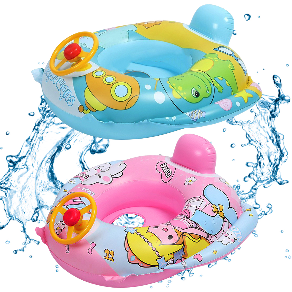 子供インフレータブル水泳リングシート付きベビー水泳フロート水 - Baby Swimming Floater のレビューと価格