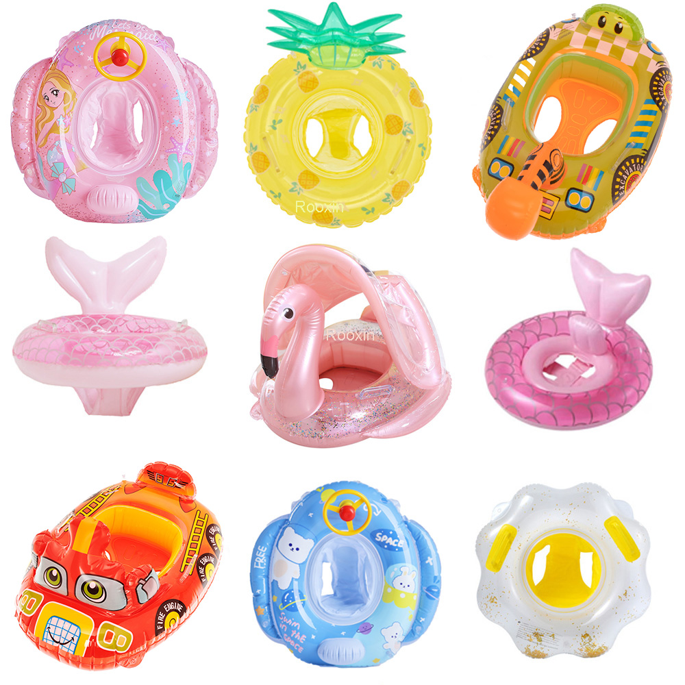 Rooxin フラミンゴ スイミングサークル ベビー幼児用フ - Baby Swimming Floater のレビューと価格