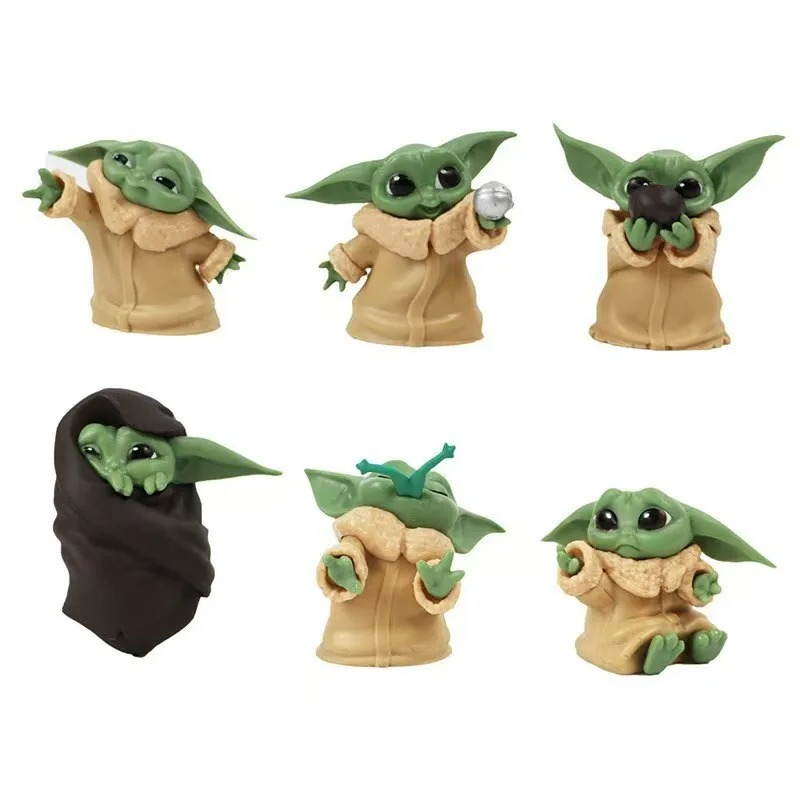 2スタイル6個/セット ディズニーアニメフィギュア 5-8c - Baby Yoda Products のレビューと価格
