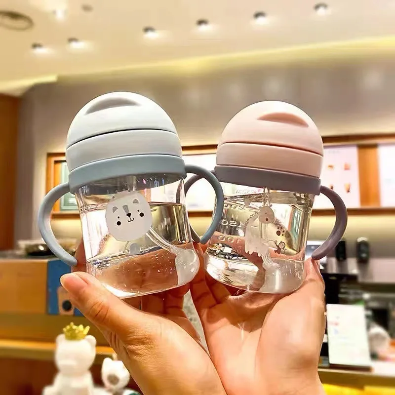 新しい漫画パターン屋外子供用飲料ボトルストロー付きベビー授乳 - Baby Products List のレビューと価格