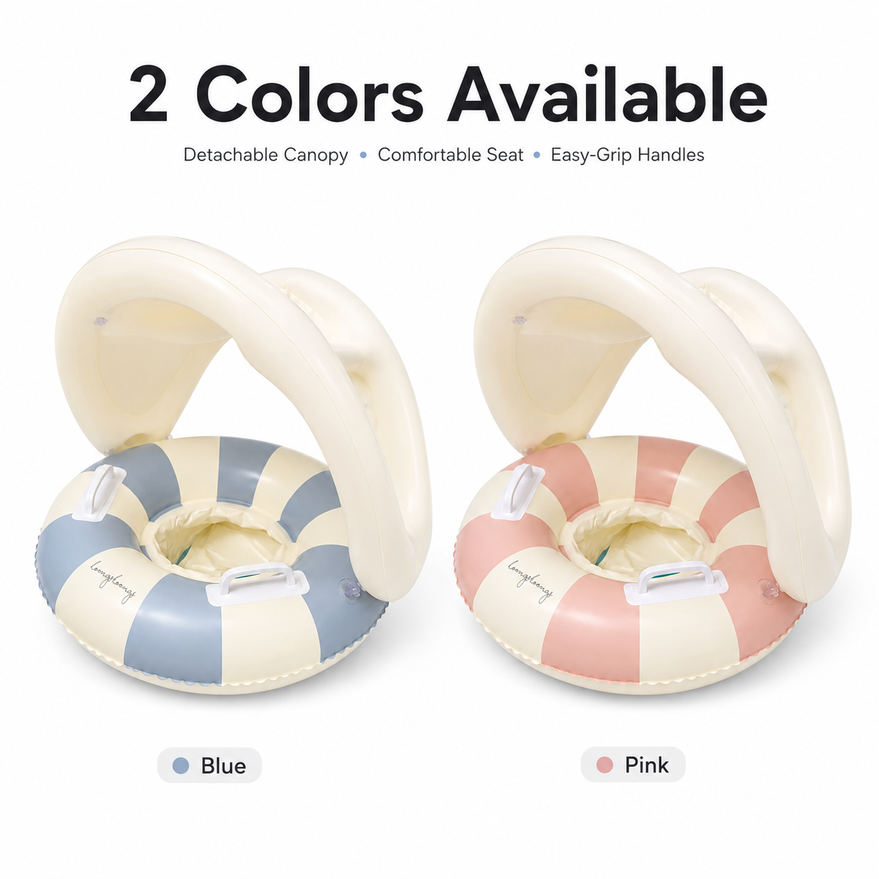 ベビー用浮き輪、夏用プールフロートシート、キャノピー付き日よ - Baby Swimming Floater のレビューと価格