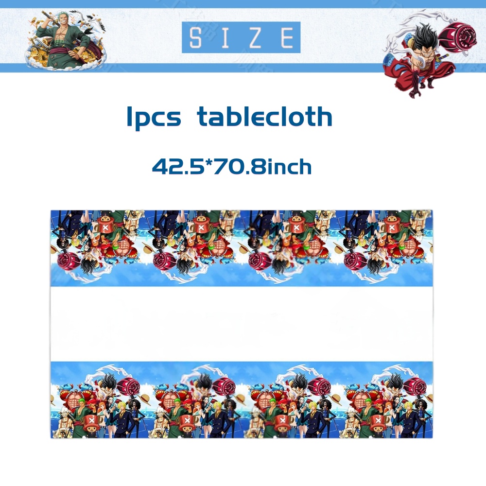 108*180 センチメートルワンピースアニメテーブルクロス - Baby Products List のレビューと価格