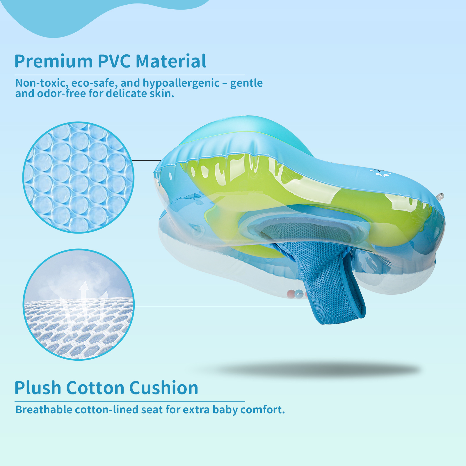 スイムボボ 新改良版 ベビー用プールフロート 膨脹式幼児用浮 - Baby Swimming Floater のレビューと価格