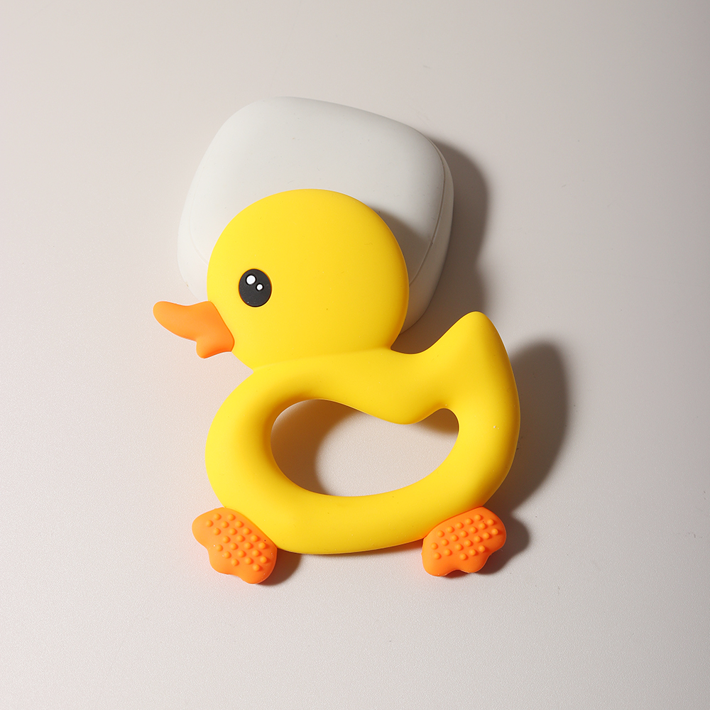 2026年ベビーダック型歯固め漫画スイミングダックシリコン歯 - Baby Products List のレビューと価格