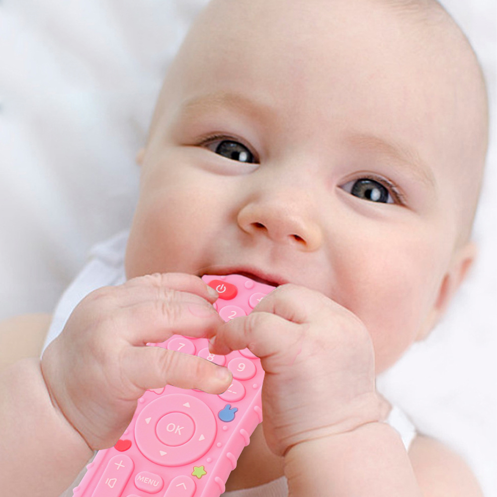 1PC シリコーン赤ちゃんのおもちゃテレビリモコン形状おしゃ - Baby Products List のレビューと価格