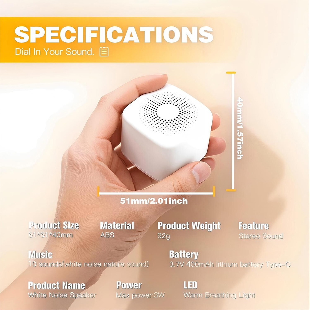 ホワイトノイズマシン 10種類の心地よい音 睡眠サウンドマシ - White Noise Machine Baby のレビューと価格
