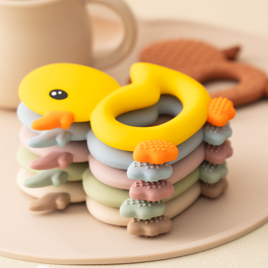 1 個ベビーおしゃぶりおもちゃ漫画アヒルシリコーンおしゃぶり - Baby Products List のレビューと価格