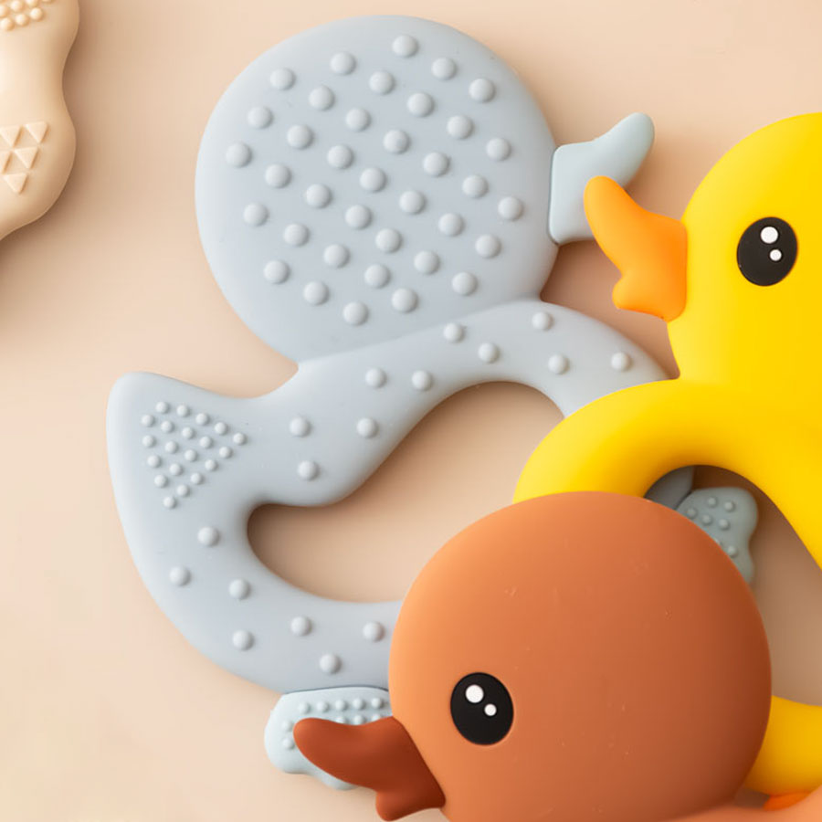 1 個ベビーおしゃぶりおもちゃ漫画アヒルシリコーンおしゃぶり - Baby Products List のレビューと価格