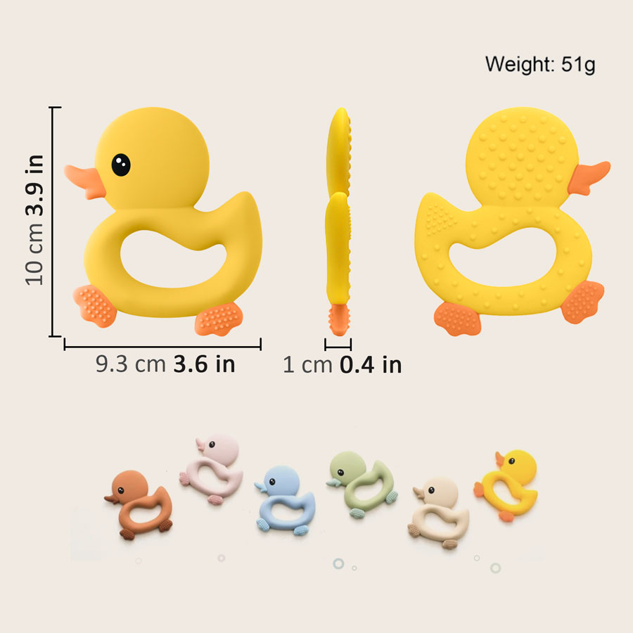 1 個ベビーおしゃぶりおもちゃ漫画アヒルシリコーンおしゃぶり - Baby Products List のレビューと価格