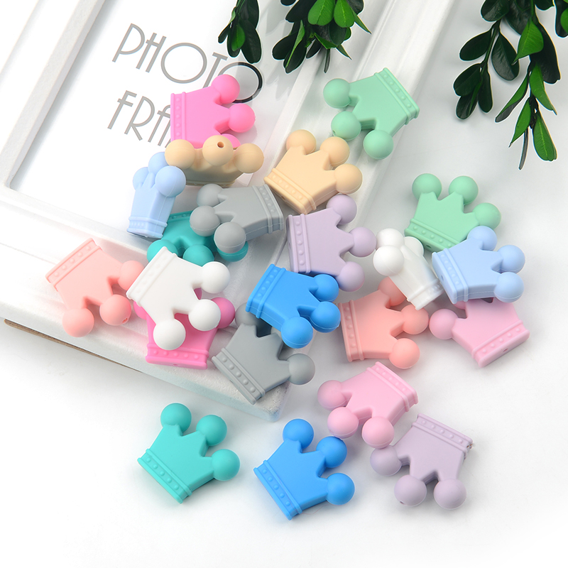 LOFCA 10 ピース/ロットシリコーンクラウンビーズ B - Baby Products List のレビューと価格