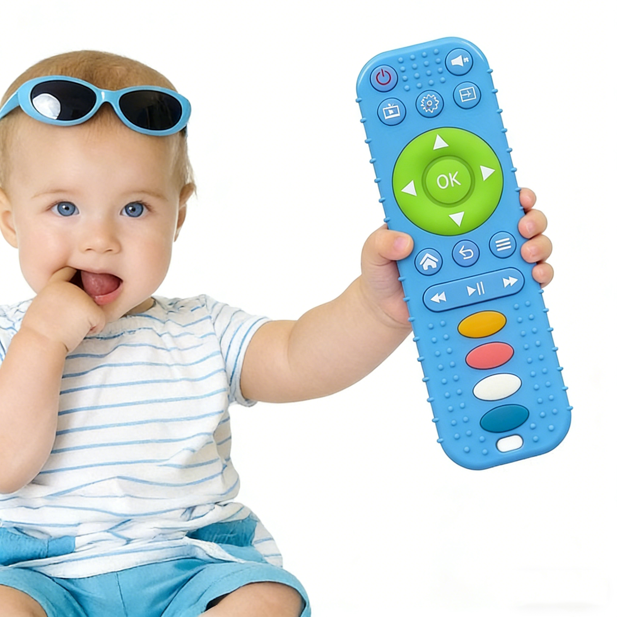 赤ちゃん用リモコン型ソフトシリコン歯固めは、歯が生える際の不 - Baby Products List のレビューと価格